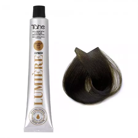 Tahe Lumiere Express, farba do włosów z keratyną i olejkiem arganowym, koloryzacja trwała, 6.13, 100ml