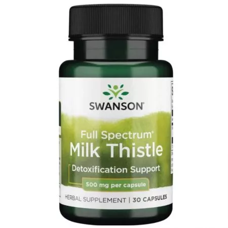 Swanson FS Milk Thistle 500mg 30 kaps