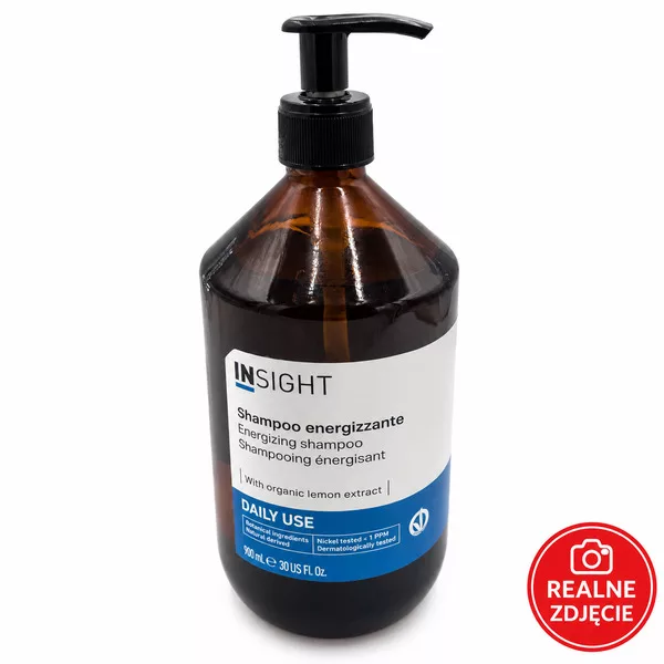 InSight Daily Use Energizing Shampoo, szampon energetyzujący, 900ml - uszkodzona pompka, lekkie zabrudzenie