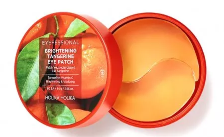 Holika Holika, hydrożelowe płatki pod oczy z ekstraktem z mandarynki + wit. C, 60szt.