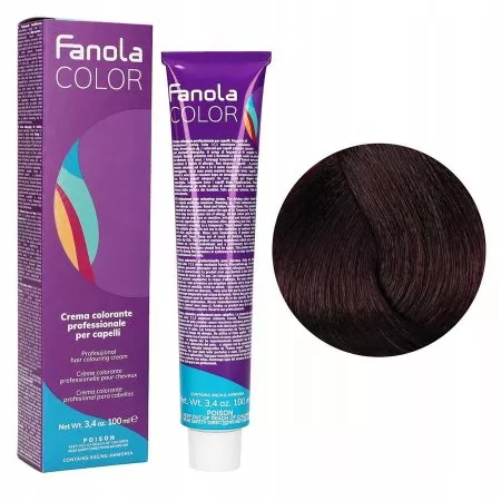 Fanola Color Cream, krem koloryzujący, 4.66, 100ml