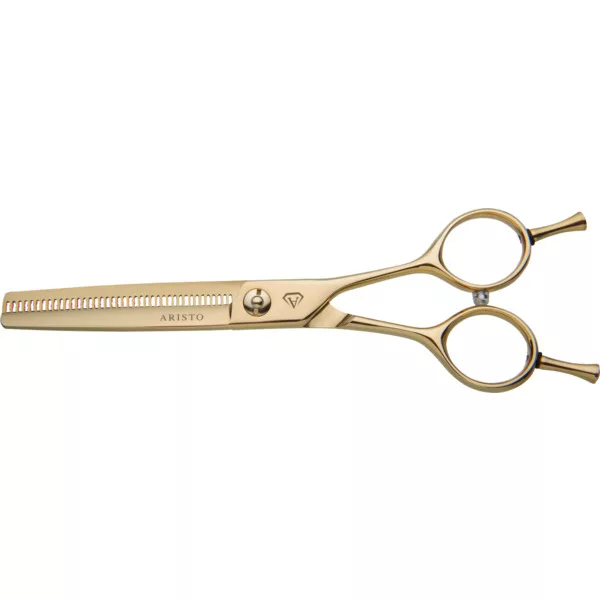 Aristo Cut Like a Diamond Basic Sato Classic, degażówki fryzjerskie, 40T, 6,0", złote