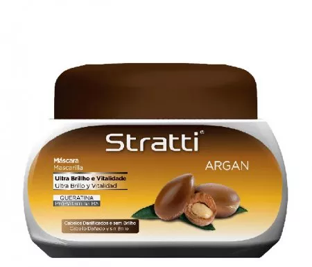 Stratti Argan, maska regenerująca z keratyną, 550g