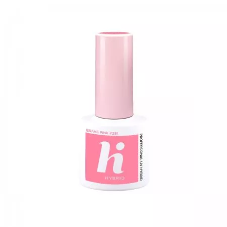 hi hybrid, lakier hybrydowy, 5ml, #251 Brave Pink
