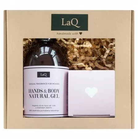 LaQ, Zestaw: Sensual - żel pod prysznic i mydło do mycia pędzli