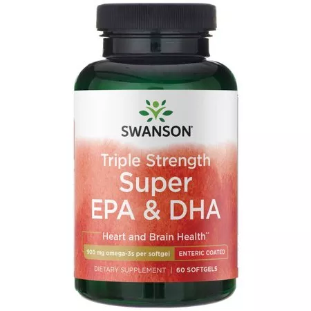 Swanson, Triple Strength Super EPA+DHA, suplement diety, 60sgels, ref.SWE077