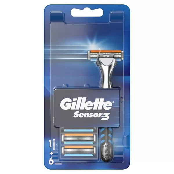 Gillette Sensor 3 maszynka do golenia + wymienne ostrza 6szt