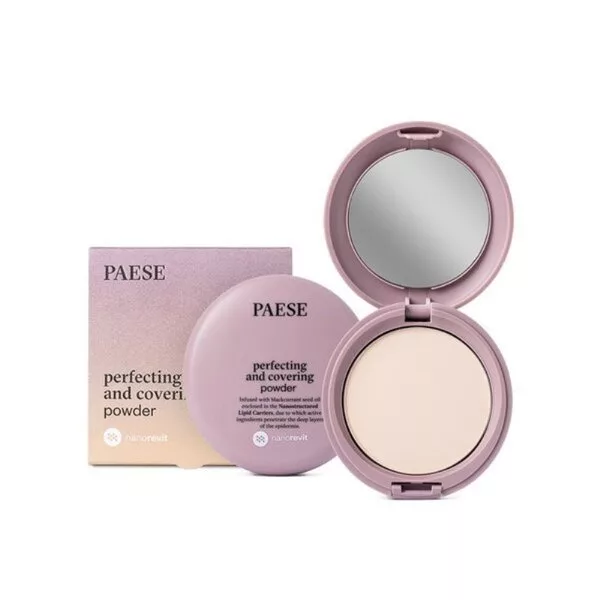 Paese, Nanorevit Perfecting and Covering Powder puder upiększająco-kryjący 01 Ivory 9g