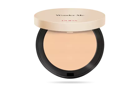 PUPA Wonder Me Powder-No-Powder, puder prasowany, 010 ivory, 7,5g