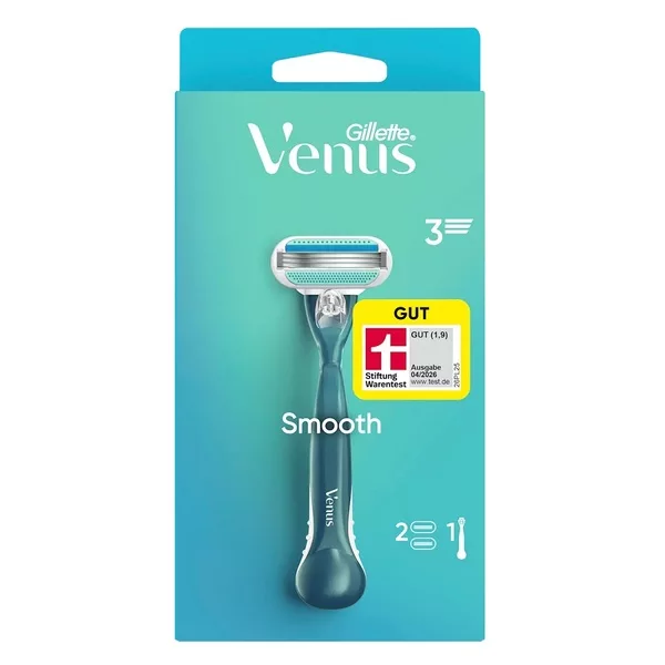 Gillette Venus Smooth maszynka do golenia + wymienne ostrza 2szt