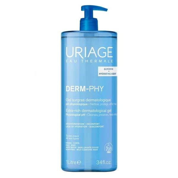 Uriage Derm-Phy dermatologiczny żel do mycia 1000ml