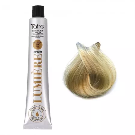 Tahe Lumiere Express, farba do włosów z keratyną i olejkiem arganowym, koloryzacja trwała, 10.23, 100ml