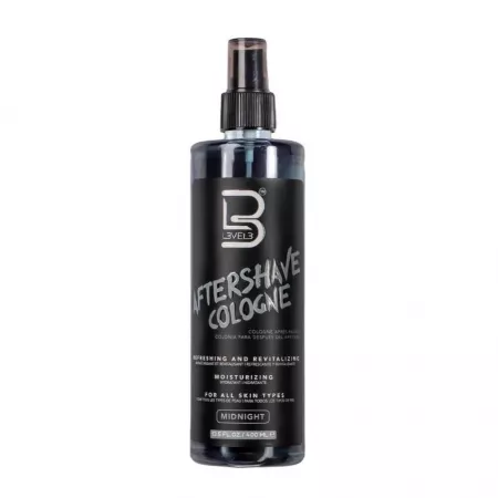 L3VEL3 Aftershave Cologne, woda po goleniu, midnight, 400ml