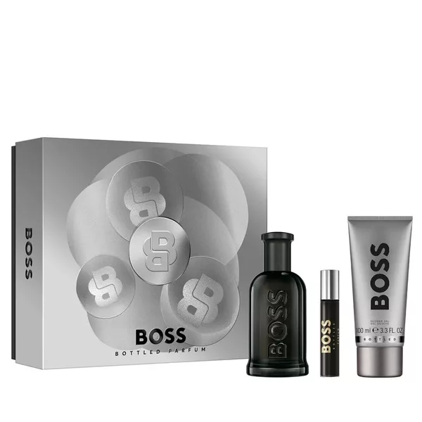 Hugo Boss Boss Bottled zestaw perfumy spray 100ml + perfumy spray 10ml + żel pod prysznic 100ml (M)