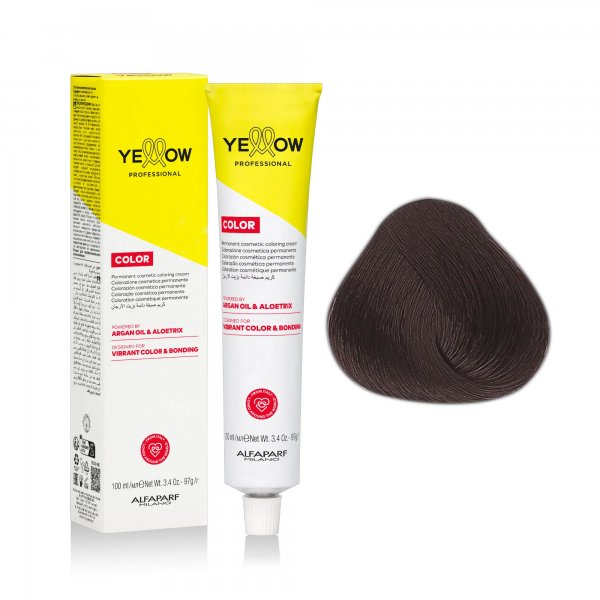 Yellow Professional Color Permanent, farba do włosów, 6.51, 100ml
