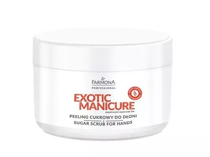 Farmona Professional Exotic Manicure, Peeling cukrowy do dłoni, 300g