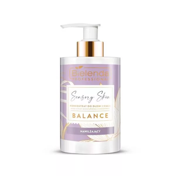 Bielenda Professional Is Sensory Skin, nawilżajacy krem do dłoni i ciała, balance, 300ml - data ważności (9.2026)