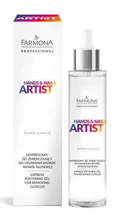 Farmona Professional Hands & Nails Artist, Ekspresowy żel zmniękczający do usuwania skórek wokół paznokci, 50ml