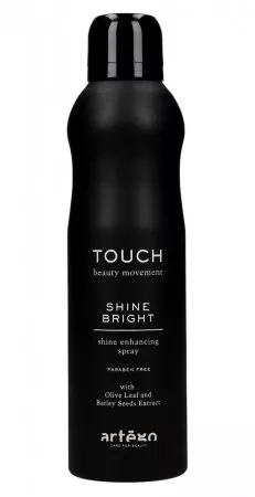 Artego Touch Shine Bright, spray nabłyszczający, 250ml