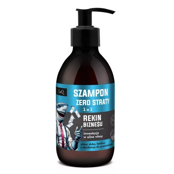 LaQ Rekin Biznesu Zero Straty, szampon 1w1, 300ml