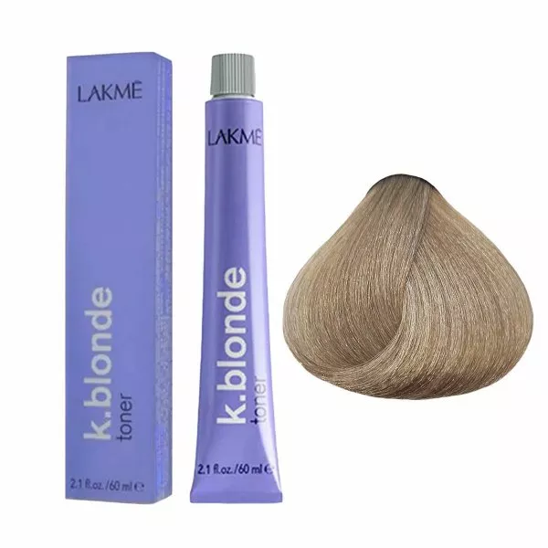 Lakme K.Blonde, wegański krem tonujący, toner do włosów, silver, 60ml
