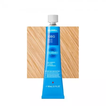 Goldwell Colorance Color Infuse, krem do koloryzacji półtrwałej bez amoniaku, 10BG, 60ml