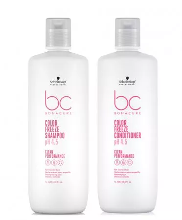 Schwarzkopf BC Color Freeze, zestaw XL do włosów farbowanych, szampon + odżywka