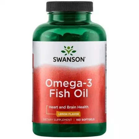Swanson Omega-3 smak cytrynowy 150 żelek