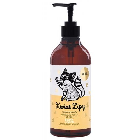 Yope, naturalne mydło w płynie, Kwiat Lipy, 500ml