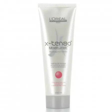 Loreal X-Tenso Moisturist, krem do trwałego prostowania włosów, Różowe - do włosów naturalnych, 250ml
