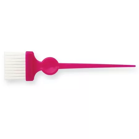 Termix, pędzel do nakładania farby, wąski, różowy z białym włosiem