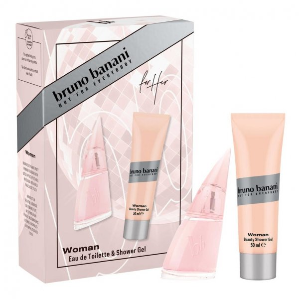Bruno Banani Woman zestaw woda toaletowa spray 30ml + żel pod prysznic 50ml (W)