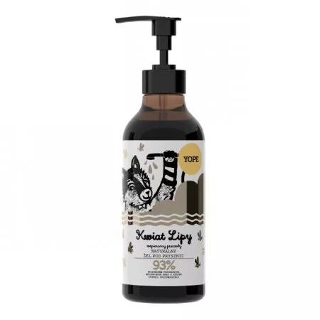 Yope, żel pod prysznic, Kwiat lipy, 400ml