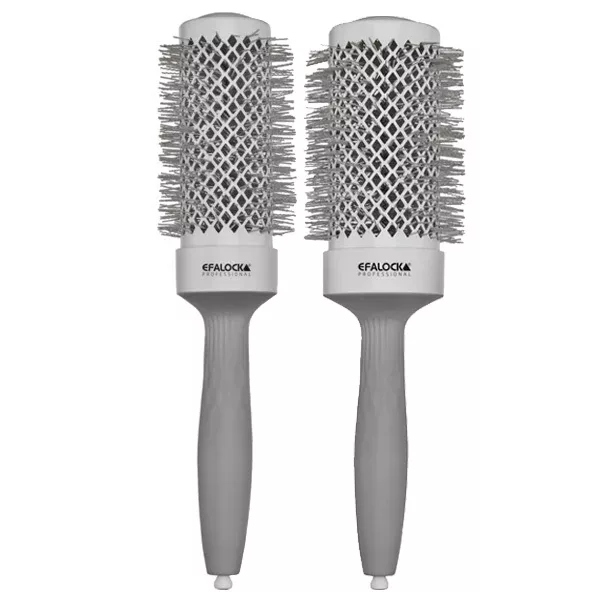 Efalock Secret Shine Pro, zestaw okrągłych szczotek do modelowania włosów, 43mm + 53mm