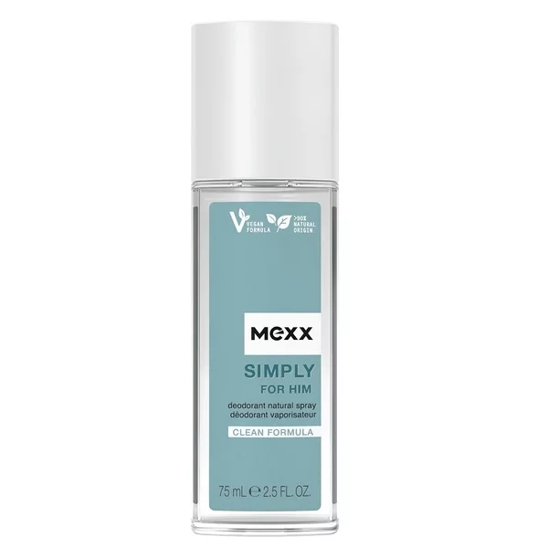 Mexx Simply For Him dezodorant w naturalnym sprayu 75ml (M)