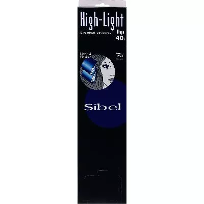 Sibel High-Light Wraps 40cm, papierki do koloryzacji, 250sztuk