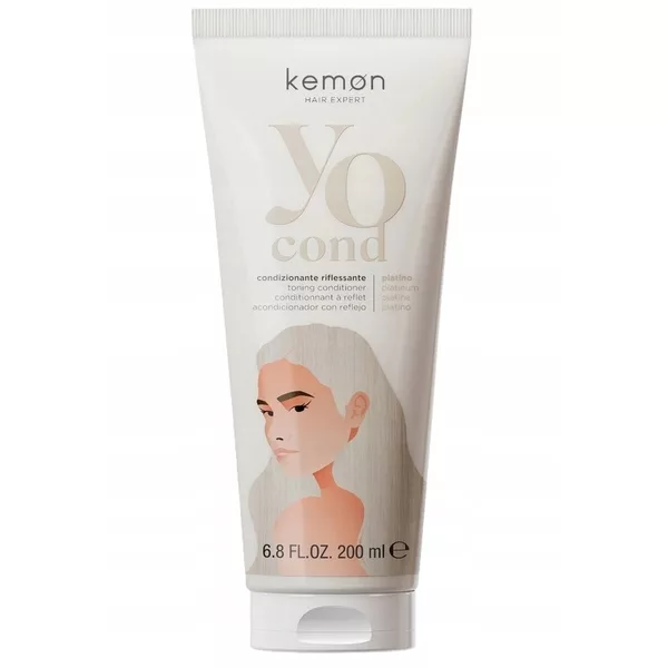 Kemon Yo Cond, odżywka koloryzująca, Platino/platyna, 200ml