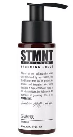 STMNT, oczyszczający szampon do włosów z węglem aktywnym, 80ml