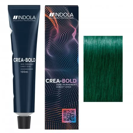 Indola Crea Bold, farba do włosów półtrwała, Teal Green, 100ml