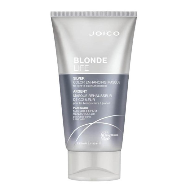 Joico Blonde Life Color Enhancing Sllver, maska koloryzująca do włosów, srebrna, 150ml