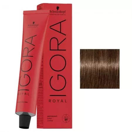 Schwarzkopf Igora Royal, profesjonalna farba do włosów, 6-6, 60ml