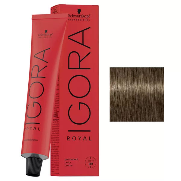 Schwarzkopf Igora Royal, profesjonalna farba do włosów, 7-24, 60ml - uszkodzone pudełko