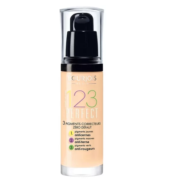 Bourjois 123 Perfect Foundation podkład ujednolicający 51 Light Vanilla 30ml
