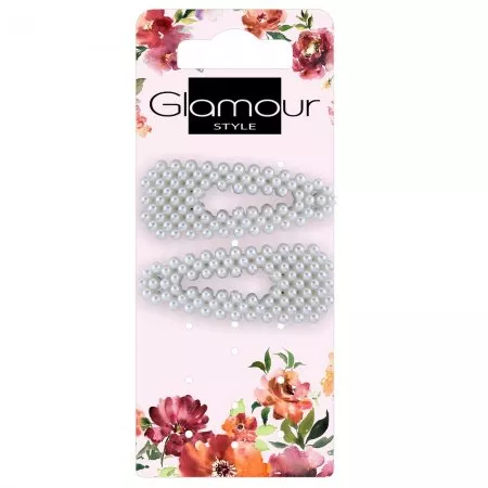 Glamour Spinki do włosów z perełkami 2szt
