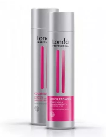 Londa Color Radiance, zestaw do włosów farbowanych, szampon + odżywka