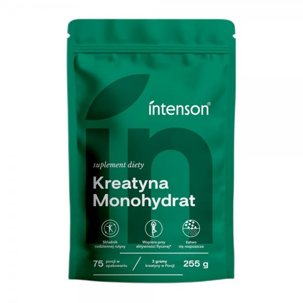 Intenson Kreatyna Monohydrat suplement diety Pure 255g