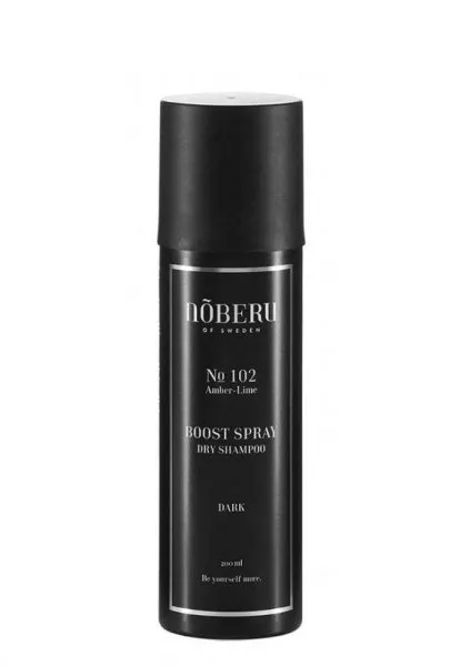 Noberu No.102 Amber-Lime Boost Dark, suchy szampon do włosów ciemnych w sprayu, 200ml