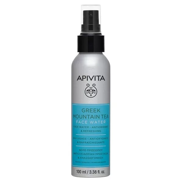Apivita Greek Mountain Tea Face Water antyoksydacyjna woda do twarzy w sprayu z górską herbatą 100ml