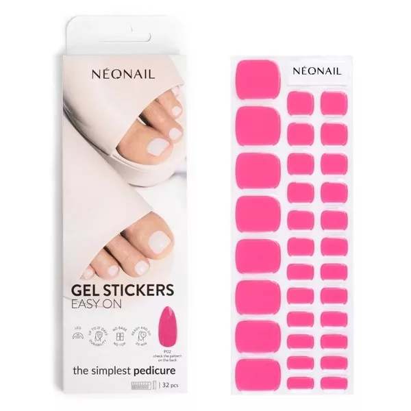 Neonail Easy On, naklejki do paznokci, P02