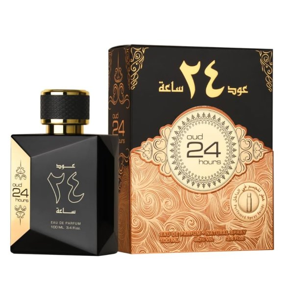 Ard al Zaafaran Oud 24 Hours zestaw woda perfumowana spray 100ml + dezodorant w sprayu 50ml (U)